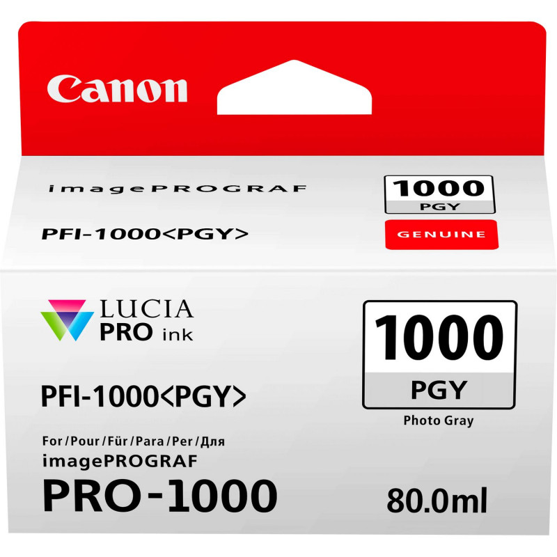 CANON PFI-1000PGY PHOTO GRAY | Fcf Forniture Cine Foto CANON PFI-1000PGY PHOTO GRAY | Fcf Forniture Cine Foto