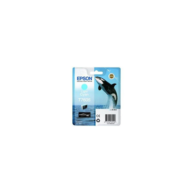 EPSON T7605 LIGHT CYAN | Fcf Forniture Cine Foto EPSON T7605 LIGHT CYAN | Fcf Forniture Cine Foto