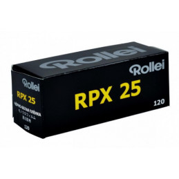 ROLLEI RPX 25 120 25 ISO RULLINO SINGOLO | Fcf Forniture Cine Foto