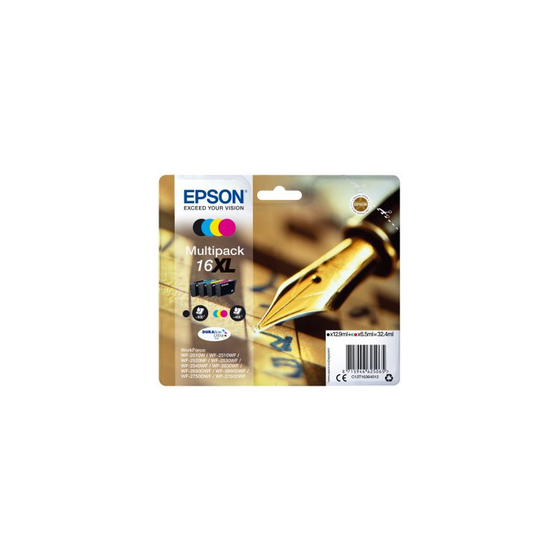 EPSON T1636 MULTIPACK 16XL | Fcf Forniture Cine Foto EPSON T1636 MULTIPACK 16XL | Fcf Forniture Cine Foto