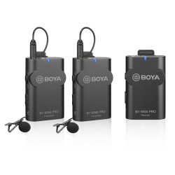 BOYA BY-WM4 PRO K2 DUAL CHANNEL DIGITAL WIRELESS MICROPHONE ( 2TX 1 RX ) | Fcf Forniture Cine Foto