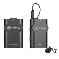 BOYA BY-WM4 PRO WIRELESS MICROPHONE SYSTEM x iOS DEVICES 2.4 GHz | Fcf Forniture Cine Foto