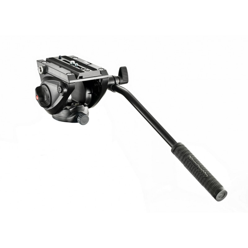 MANFROTTO MVH500AH TESTA VIDEO CON BASE PIATTA, 1 LEVA FISSA | Fcf Forniture Cine Foto