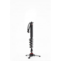 MANFROTTO MVMXPROA5 MONOPIEDE VIDEO XPRO+, ALLUMINIO, 5 SEZIONI, BASE FLUIDA | Fcf Forniture Cine Foto