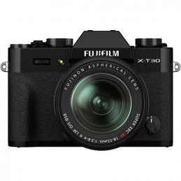 FUJIFILM X-T30 II BLACK + XF 18-55mm - GARANZIA FUJIFILM ITALIA | Fcf Forniture Cine Foto