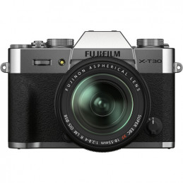 FUJIFILM X-T30 II SILVER + XF 18-55mm - GARANZIA FUJIFILM ITALIA | Fcf Forniture Cine Foto