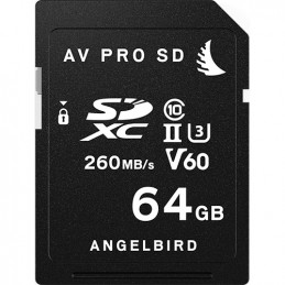 ANGELBIRD 64GB V60 AV PRO MK2 UHS-II SDXC | Fcf Forniture Cine Foto