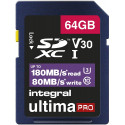 INTEGRAL 64GB V30 SDXC 180MB/S
