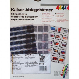 KAISER FOGLI IN PERGAMENA PER ARCHIVIO NEGATIVI 6X6 | Fcf Forniture Cine Foto