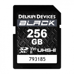 DELKIN 256GB BLACK USH-II C10 U3 V90 SDXC | Fcf Forniture Cine Foto
