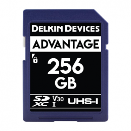 DELKIN 256GB ADVANTAGE USH-I C10 U3 V30 SDXC | Fcf Forniture Cine Foto