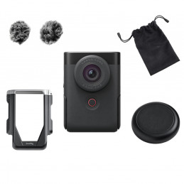CANON POWERSHOT V10 BLACK VLOGGING KIT AVANZATO | Fcf Forniture Cine Foto
