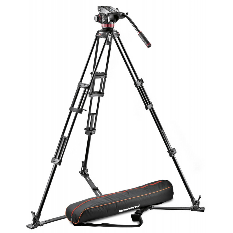 MANFROTTO MVH502A,546GB-1 KIT 502, TREPPIEDE 546BK, GROUND SPREADER, SACCA | Fcf Forniture Cine Foto MANFROTTO MVH502A,546GB-1 KIT 502, TREPPIEDE 546BK, GROUND SPREADER, SACCA | Fcf Forniture Cine Foto
