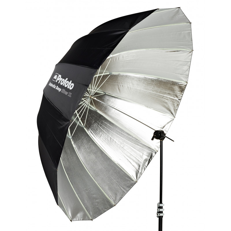 PROFOTO UMBRELLA DEEP SILVER XL 165cm | Fcf Forniture Cine Foto PROFOTO UMBRELLA DEEP SILVER XL 165cm | Fcf Forniture Cine Foto