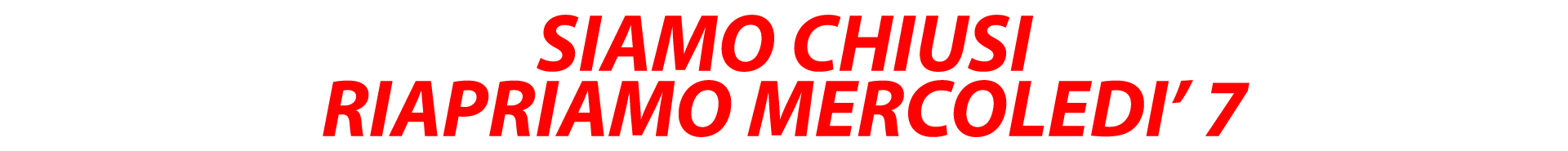 Apertura 20/21 Dicembre