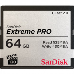 SANDISK 64GB CFAST 2.0 525MB/s EXTREME PRO