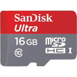 SANDISK 16GB MICROSDHC 80MB/s ULTRA + ADATTATORE SD