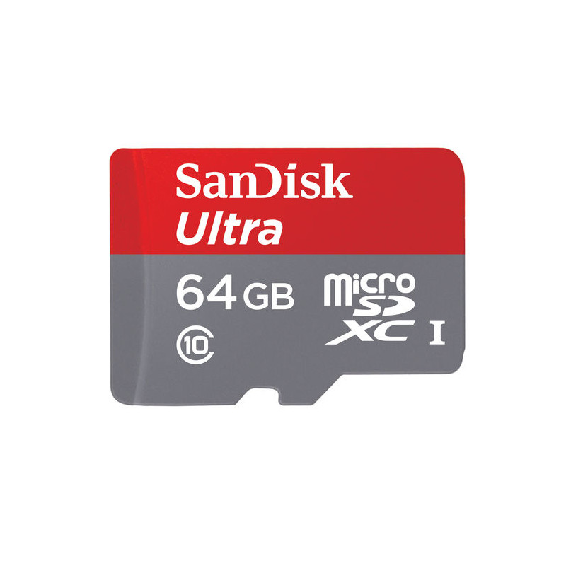 SANDISK 64GB MICROSDHC 80MB/s ULTRA + ADATTATORE SD