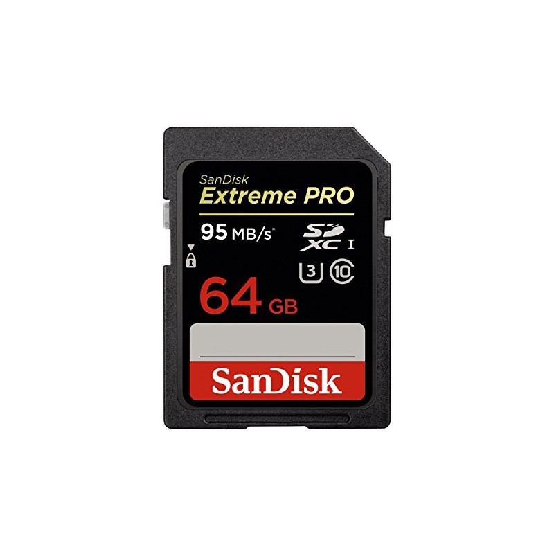 SANDISK SDHC EXTREME PRO 64GB (scrittura 95mb/s)